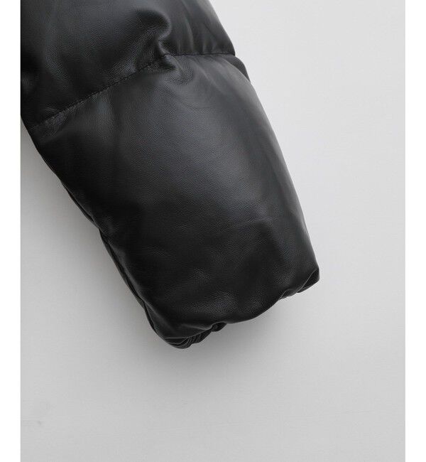 ADAM ET ROPE'「《別注》【AVIREX for ADAM ET ROPE'】レザーダウンジャケット」|ダウン|