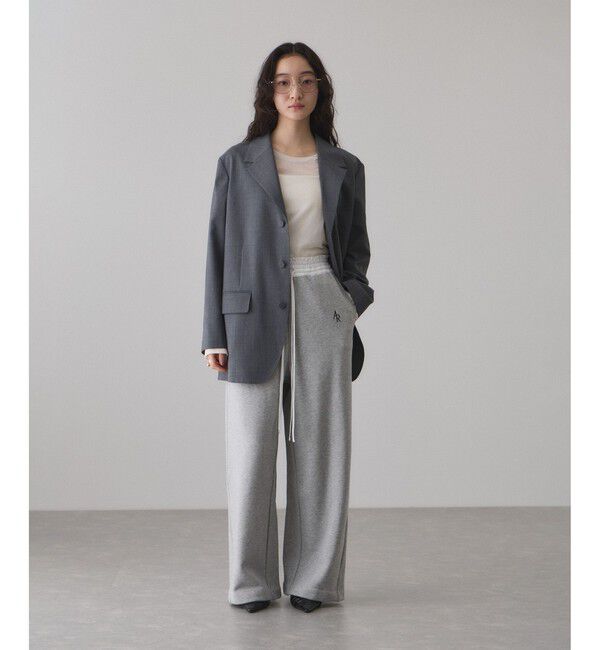 ADAM ET ROPE'「コンビウエストスウェットイージーパンツ」|チノ|