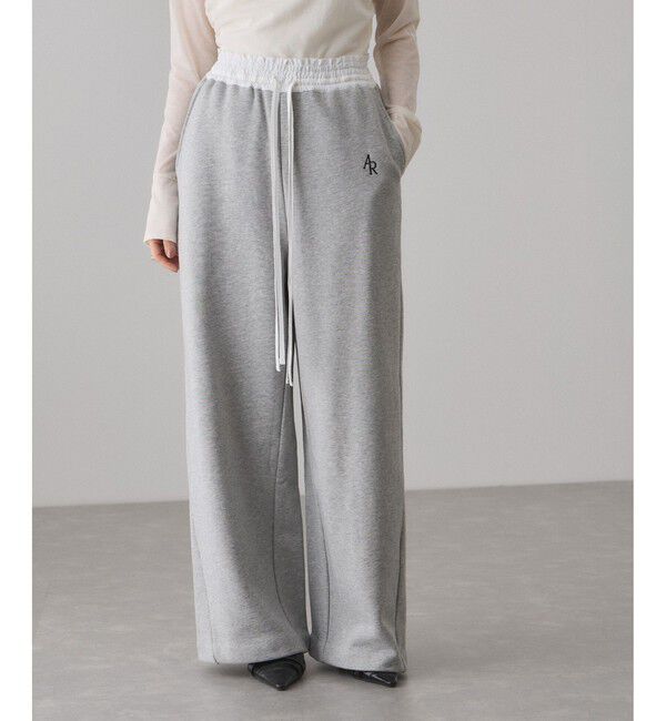 ADAM ET ROPE'「コンビウエストスウェットイージーパンツ」|チノ|