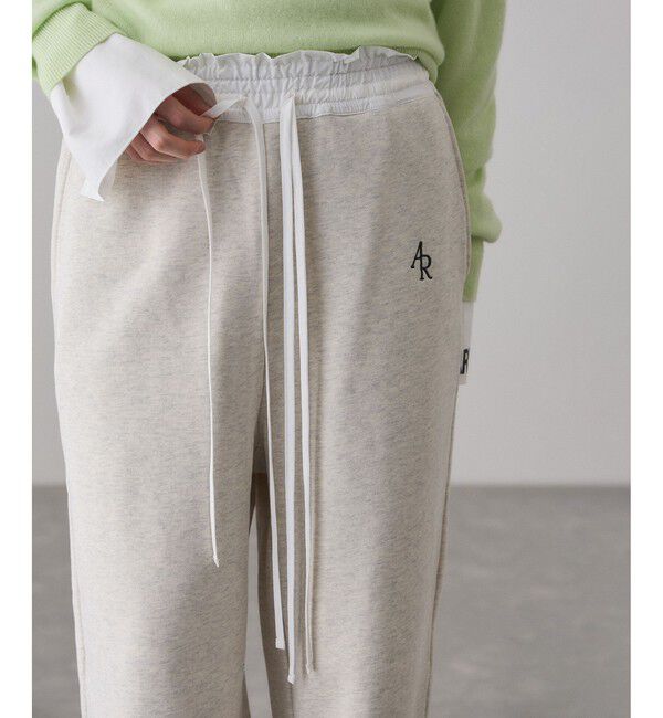 ADAM ET ROPE'「コンビウエストスウェットイージーパンツ」|チノ|