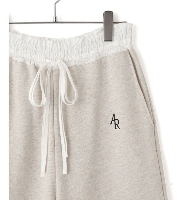 ADAM ET ROPE'「コンビウエストスウェットイージーパンツ」|チノ|