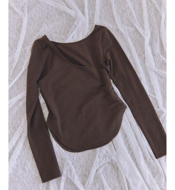 ADAM ET ROPE'「ワンショルダートップス」|Tシャツ・カットソー|