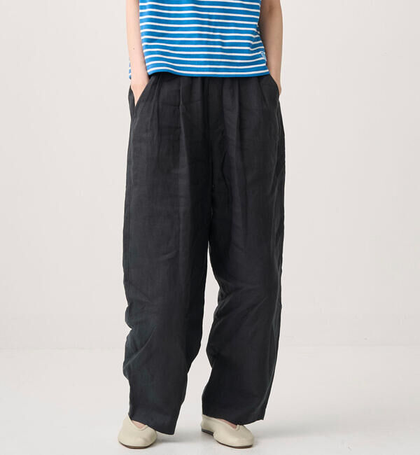 ORCIVAL「ORCIVAL | リネン イージーパンツ WOMEN」|チノ|CHARCOAL
