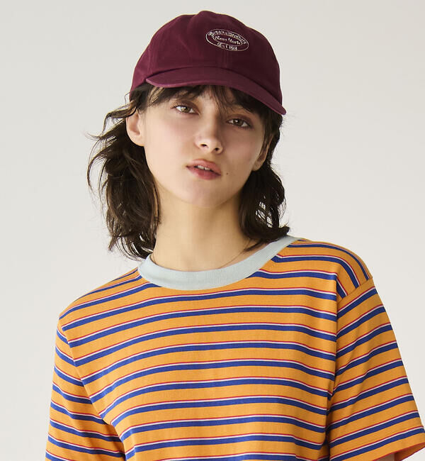  「Brooks Brothers |〈別注〉コットンツイル ベースボールキャップ BORDEAUX UNISEX」|キャップ・キャスケット|