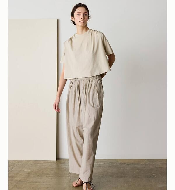  「WALANCE | ナチュラルダイ ミントジャージーTシャツ WOMEN」|Tシャツ・カットソー|