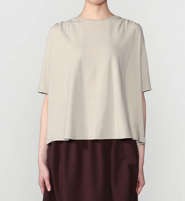  「WALANCE | ナチュラルダイ ミントジャージーTシャツ WOMEN」|Tシャツ・カットソー|