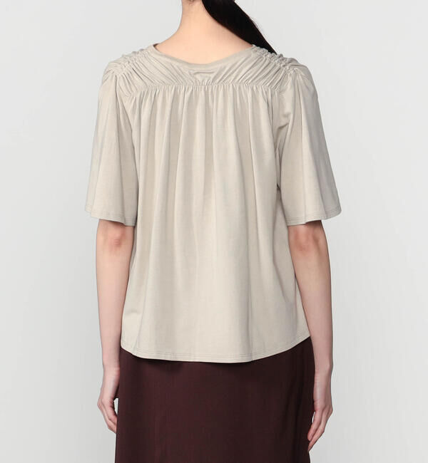  「WALANCE | ナチュラルダイ ミントジャージーTシャツ WOMEN」|Tシャツ・カットソー|