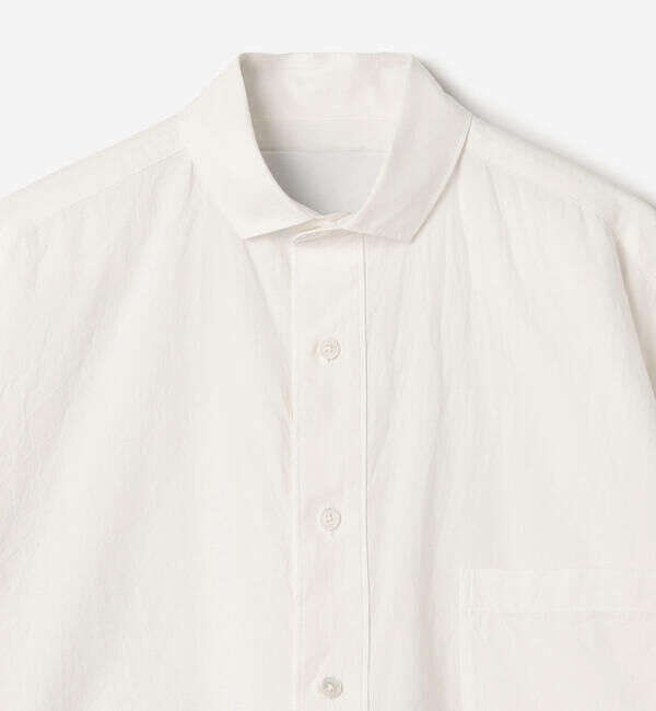  「TICCA | 〈別注〉 スクエア 半袖ダブルカフスシャツ WOMEN」|シャツ・ブラウス|