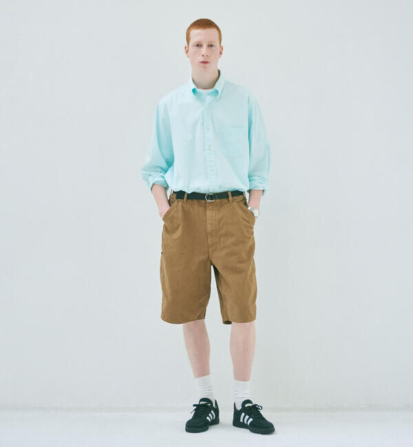  「orSlow | 〈別注〉 DAD'S FIT OXFORD PAINTER SHORTS BROWN MEN」|その他|