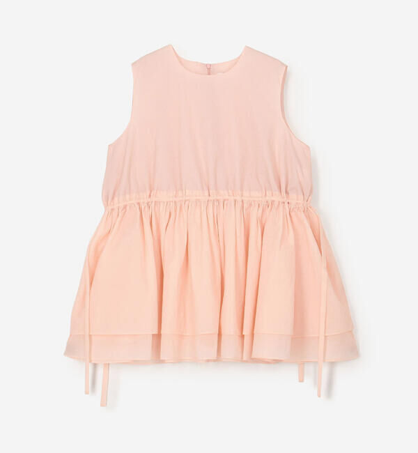  「eunoia | ノースリーブブラウス WOMEN」|シャツ・ブラウス|PINK