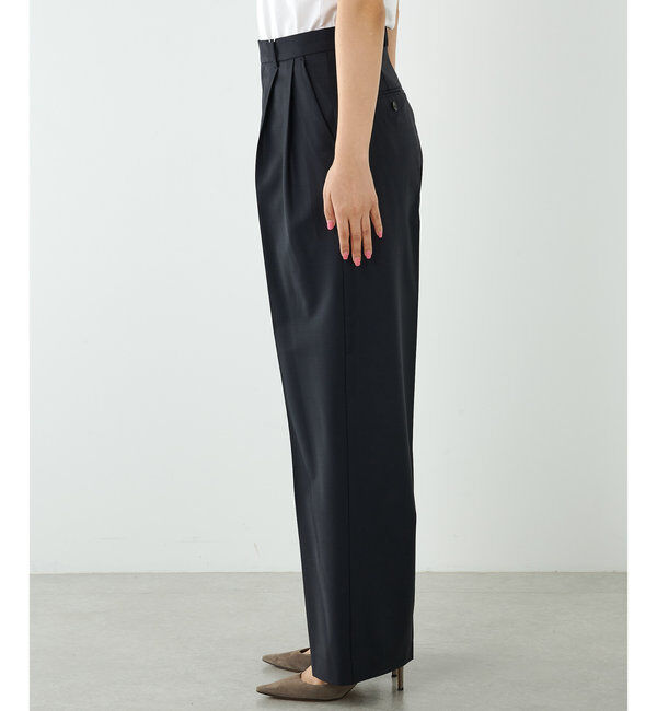 Drawing Numbers「【Drawing Numbers】センタープレスワイドパンツ」|チノ|