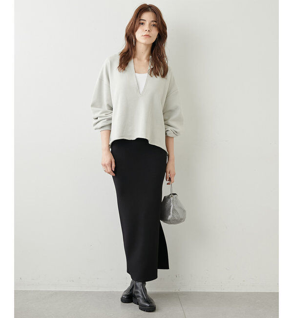  「スウェットVネックプルオーバー２」|Tシャツ・カットソー|