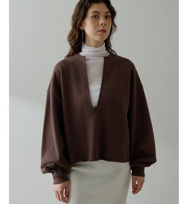  「スウェットVネックプルオーバー２」|Tシャツ・カットソー|