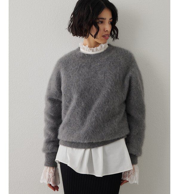  「ファークルーネックプルオーバー」|ニット・セーター|