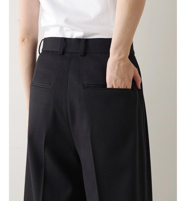  「ワイドタックパンツ」|チノ|