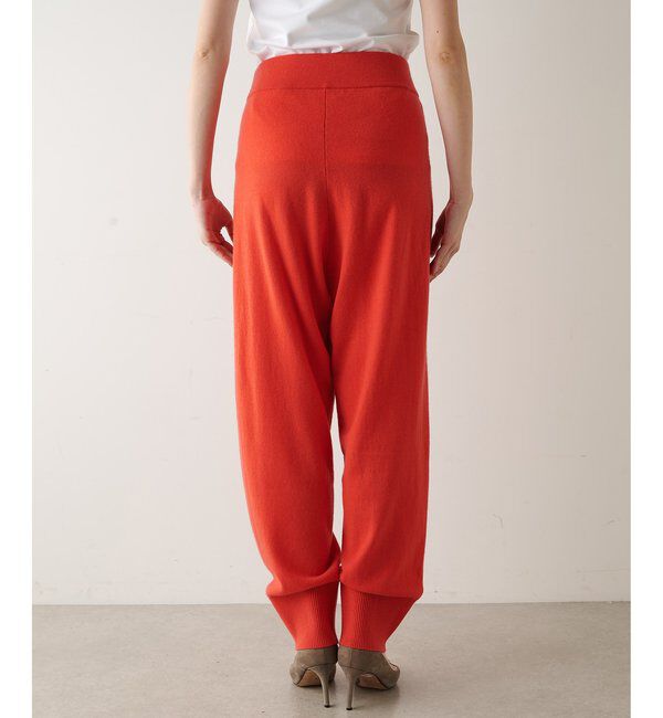  「ウールカシミヤニットパンツ」|チノ|