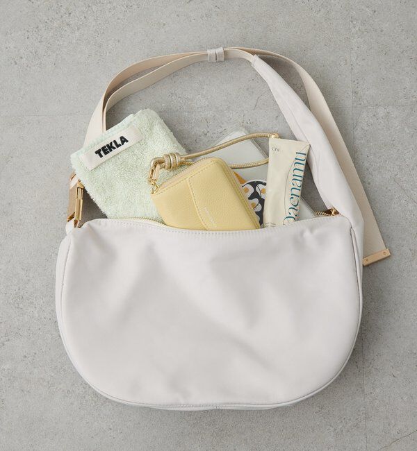  「撥水テープショルダーバッグ」|トートバッグ|アイボリー