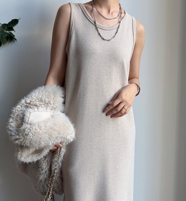  「【全骨格細見え】ブークレーダンボールタンクワンピース」|ワンピース|