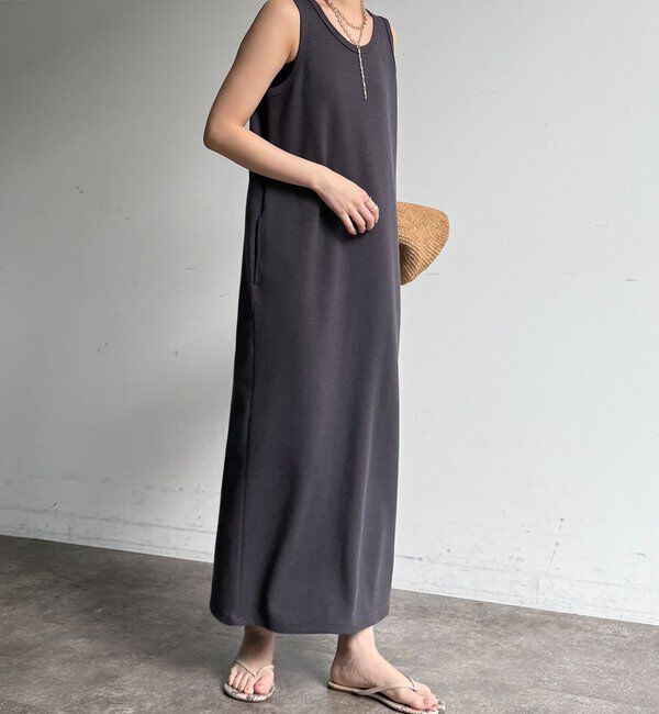  「【全骨格細見え】ブークレーダンボールタンクワンピース」|ワンピース|