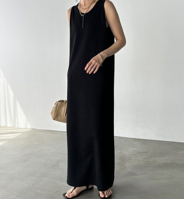  「【全骨格細見え】ブークレーダンボールタンクワンピース」|ワンピース|