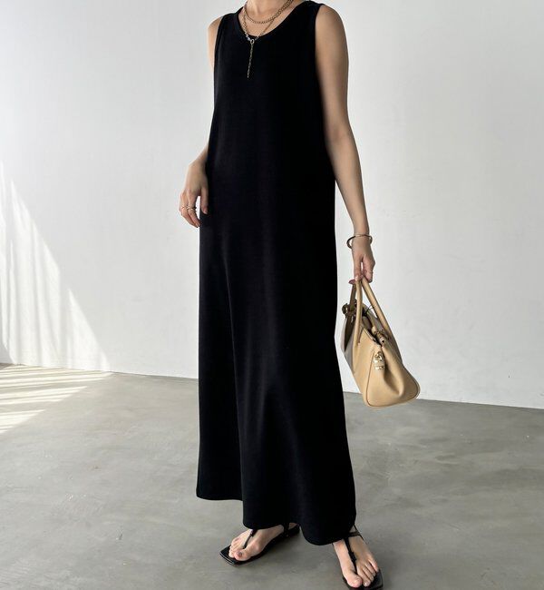  「【全骨格細見え】ブークレーダンボールタンクワンピース」|ワンピース|