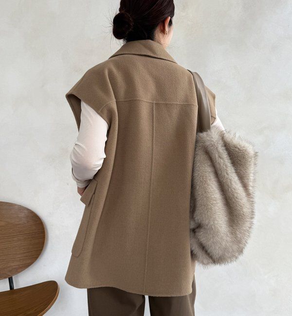  「BIGシルエットジャケットベスト」|ベスト・ジレ|