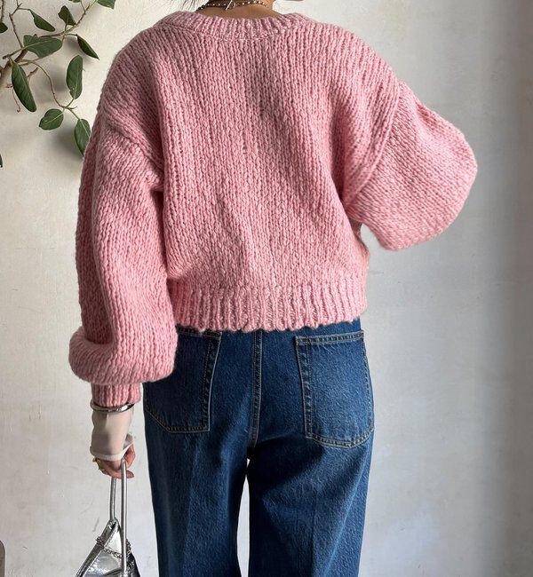  「ローゲージニットカーディガン」|カーディガン|