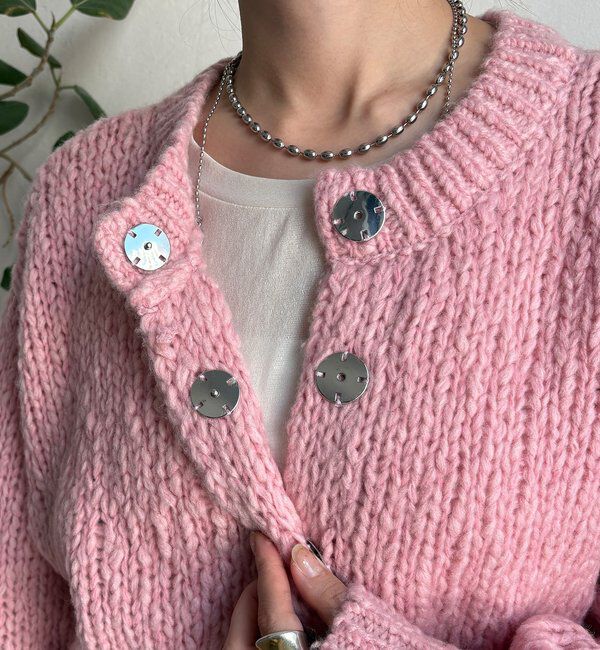  「ローゲージニットカーディガン」|カーディガン|