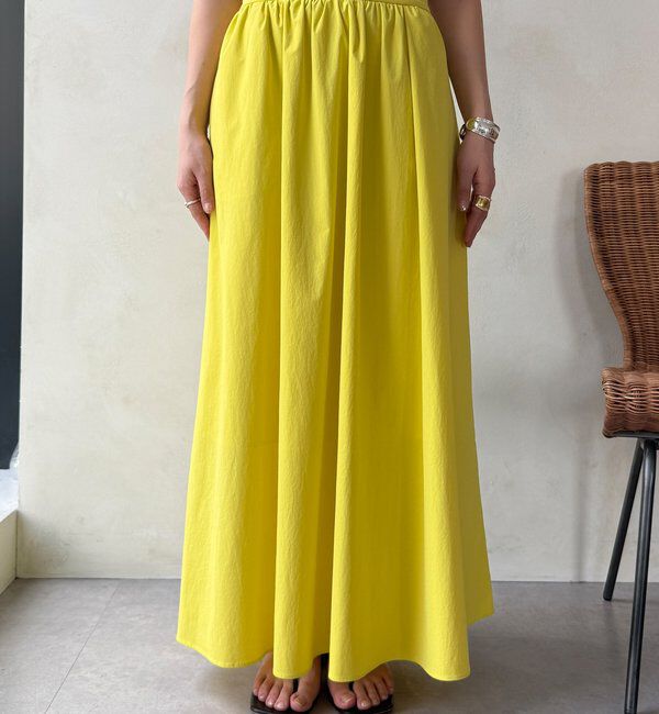  「【WEB限定】ギャザーフレアスカート」|スカート|