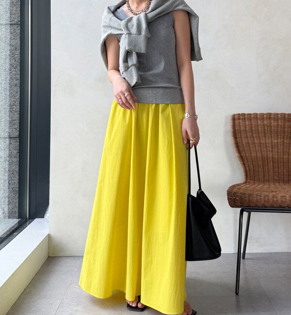  「【WEB限定】ギャザーフレアスカート」|スカート|