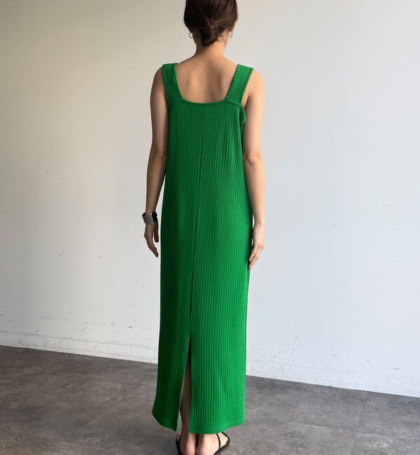  「【WEB限定】前後2WAYリブタンクワンピース」|ワンピース|