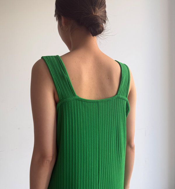  「【WEB限定】前後2WAYリブタンクワンピース」|ワンピース|