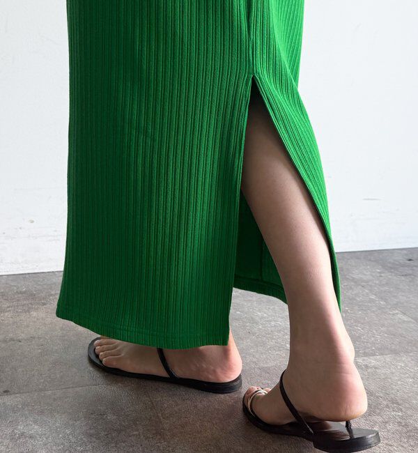  「【WEB限定】前後2WAYリブタンクワンピース」|ワンピース|