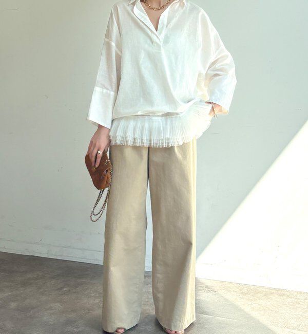  「シアーリネンスキッパーシャツ」|シャツ・ブラウス|