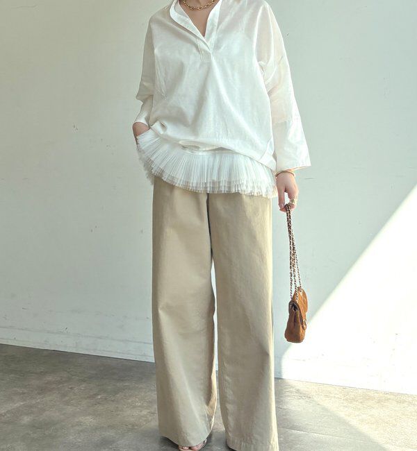  「シアーリネンスキッパーシャツ」|シャツ・ブラウス|