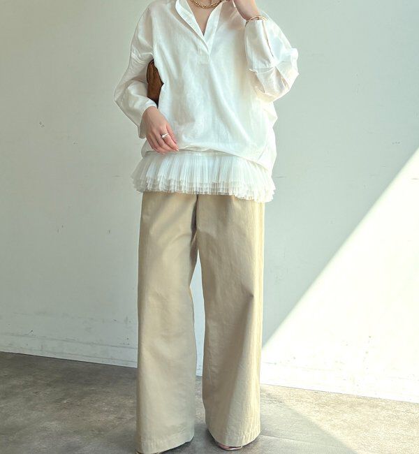  「シアーリネンスキッパーシャツ」|シャツ・ブラウス|