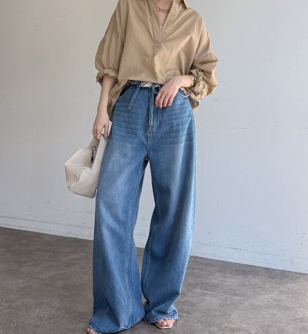  「シアーリネンスキッパーシャツ」|シャツ・ブラウス|