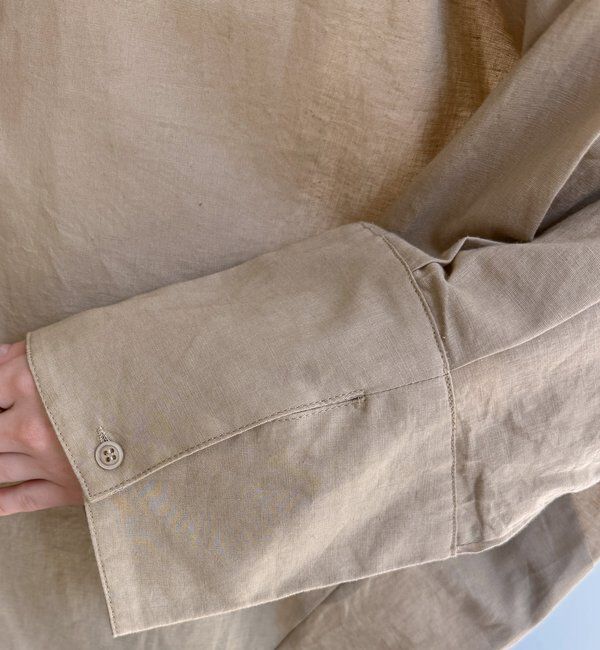  「シアーリネンスキッパーシャツ」|シャツ・ブラウス|