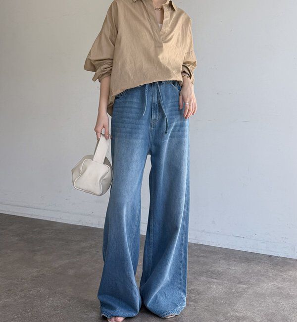  「シアーリネンスキッパーシャツ」|シャツ・ブラウス|