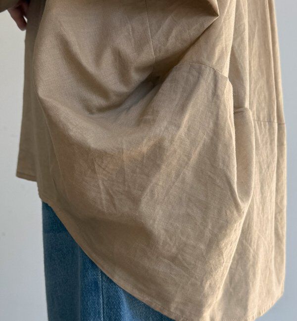  「シアーリネンスキッパーシャツ」|シャツ・ブラウス|