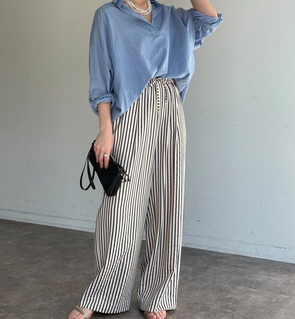  「シアーリネンスキッパーシャツ」|シャツ・ブラウス|