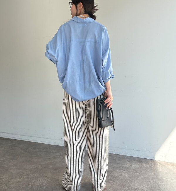  「シアーリネンスキッパーシャツ」|シャツ・ブラウス|