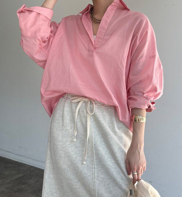  「シアーリネンスキッパーシャツ」|シャツ・ブラウス|