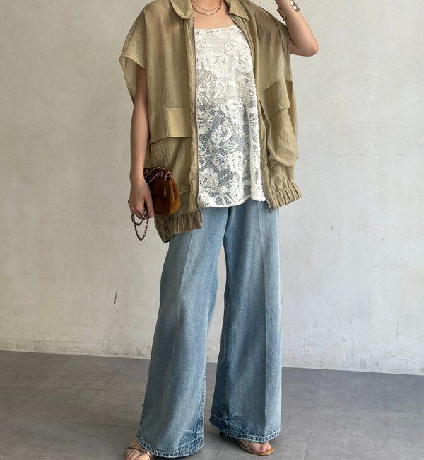  「シアーサファリシャツベスト」|ベスト・ジレ|