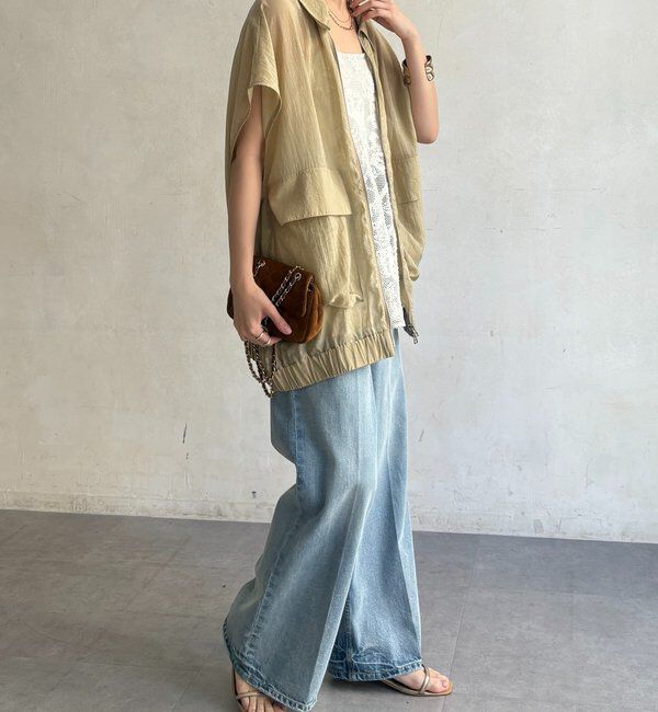  「シアーサファリシャツベスト」|ベスト・ジレ|