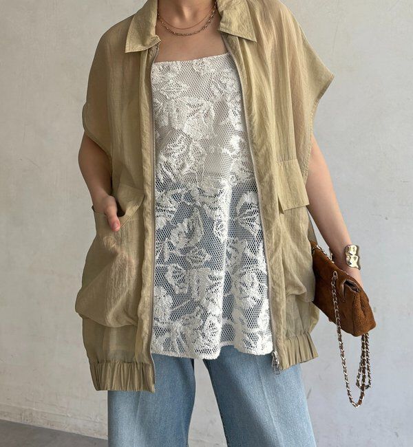  「シアーサファリシャツベスト」|ベスト・ジレ|