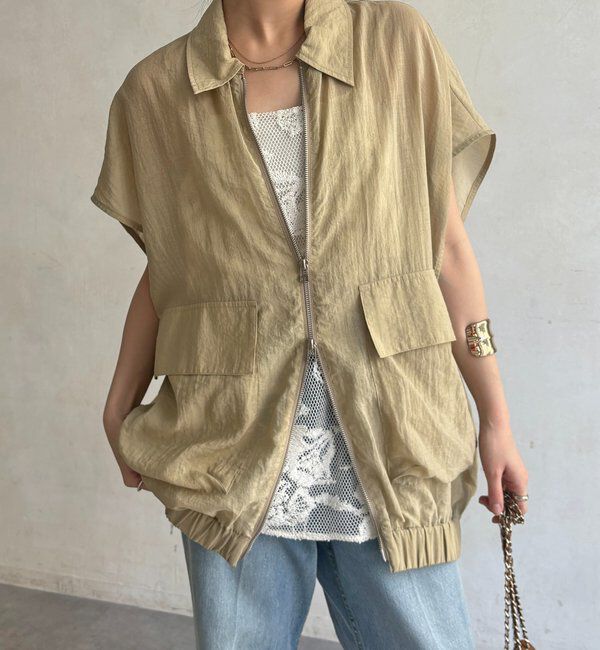  「シアーサファリシャツベスト」|ベスト・ジレ|