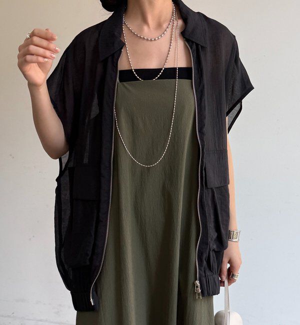  「シアーサファリシャツベスト」|ベスト・ジレ|