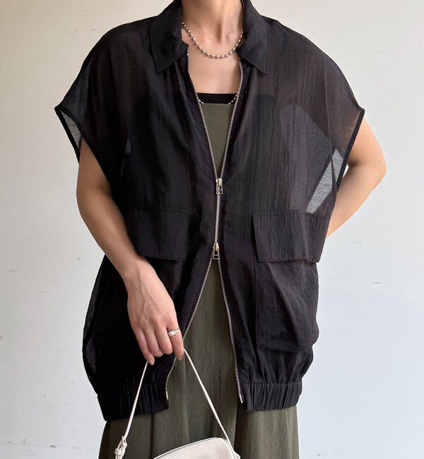  「シアーサファリシャツベスト」|ベスト・ジレ|