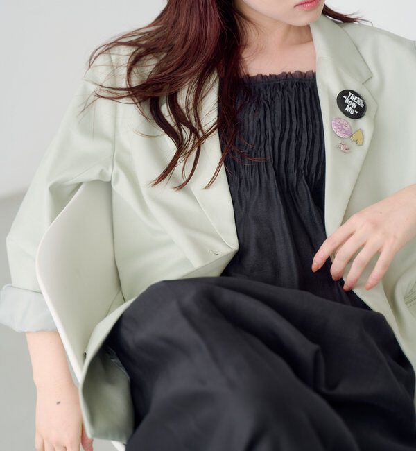  「【バッジ４点SET/ロングシーズン◎】バッジ付きジャケット」|テーラードジャケット|